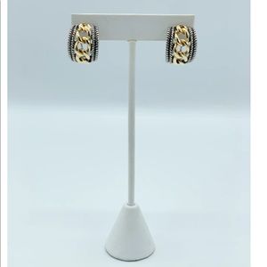 david yurman - like cable earrings